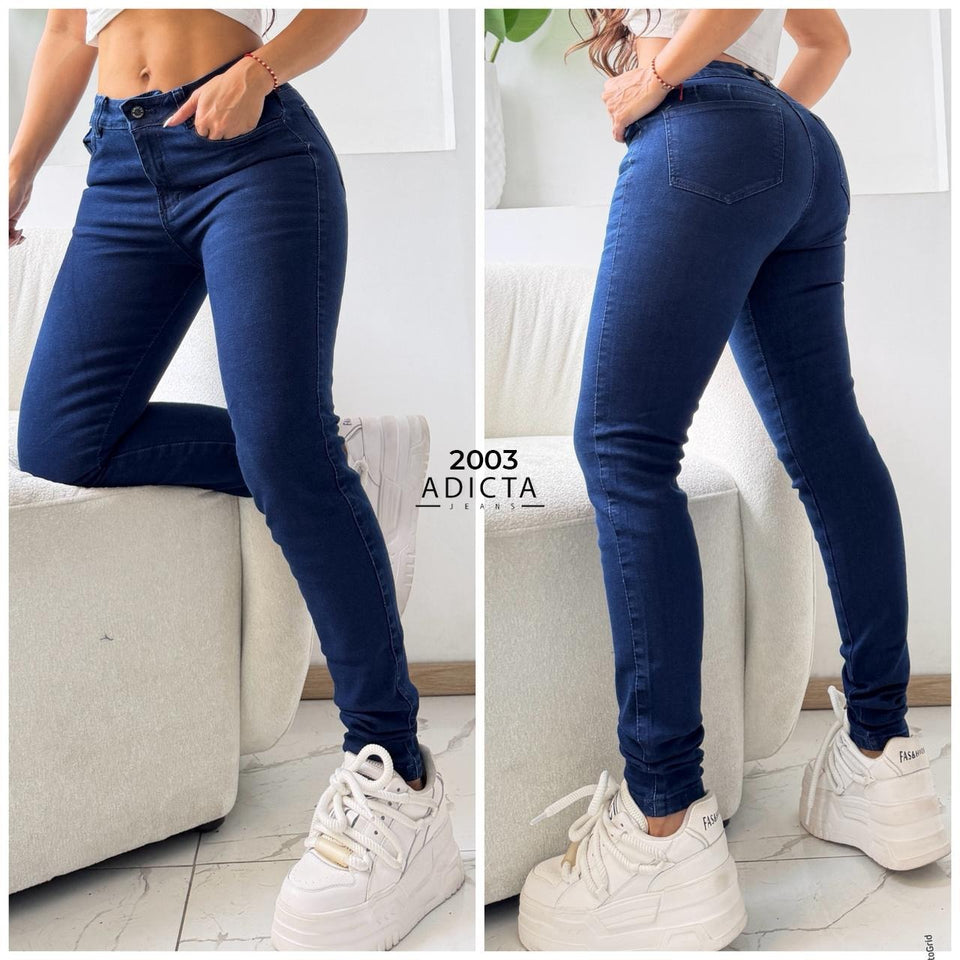 Dark Blue Sculpt Fit Skinny Jeans