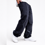 Unisex Jeans with Frayed Stitching  Launch Sale - Limited Time Only