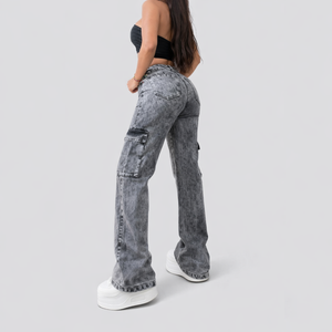 Wide-Leg Cargo Jeans Launch Sale - Limited Time Only