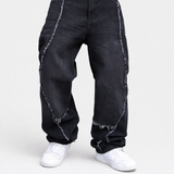 Unisex Jeans with Frayed Stitching  Launch Sale - Limited Time Only