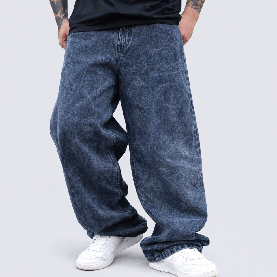 Limited Edition – Petroleum Blue Baggy Jean Launch Sale - Limited Time Only